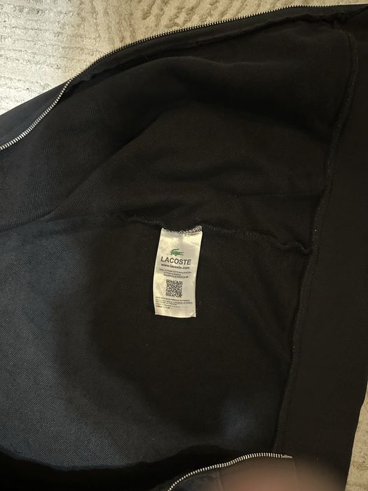 Кофта Lacoste чёрная оригинал