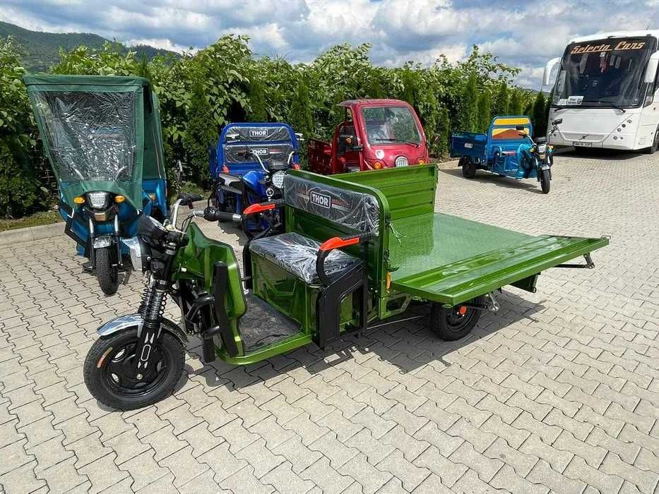 Triciclu Thor worker basculabil cu bena Agramix nou oferta rate