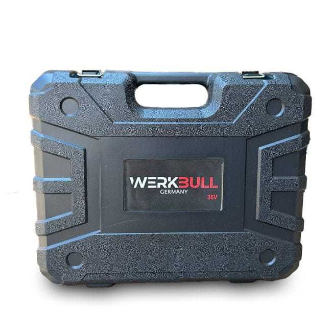 Немски Ударен Винтоверт WerkBull 40части две бат 36v + Прободен Трион