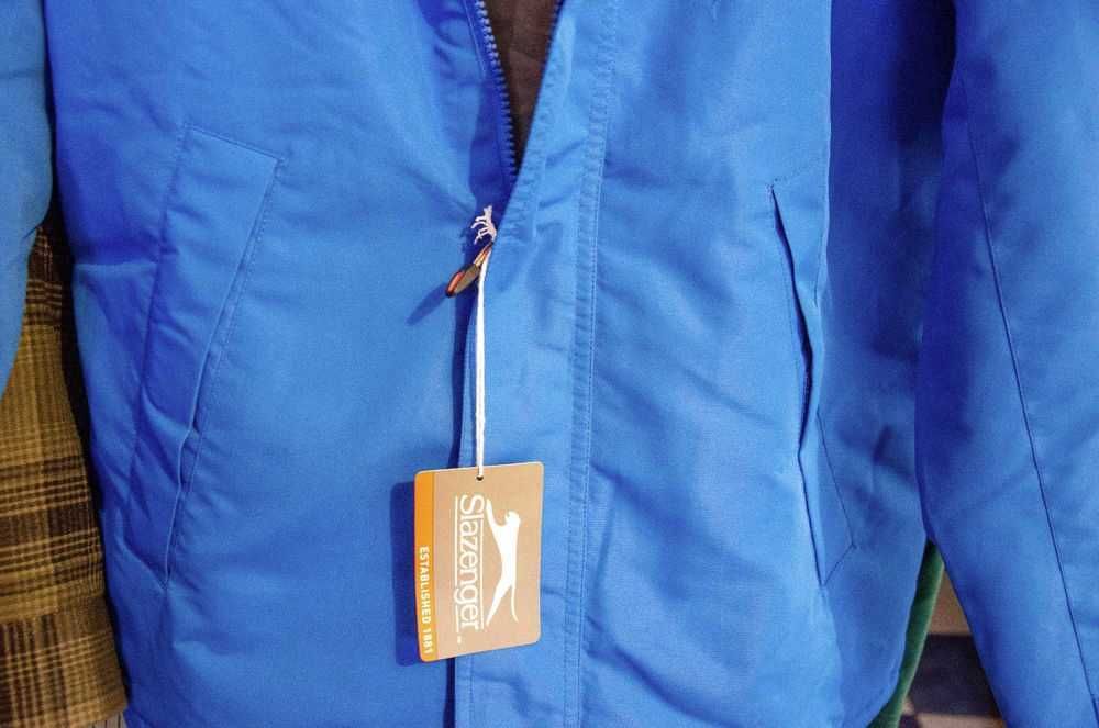 Jachetă matlasată Slazenger, unisex albastră, mărimea M