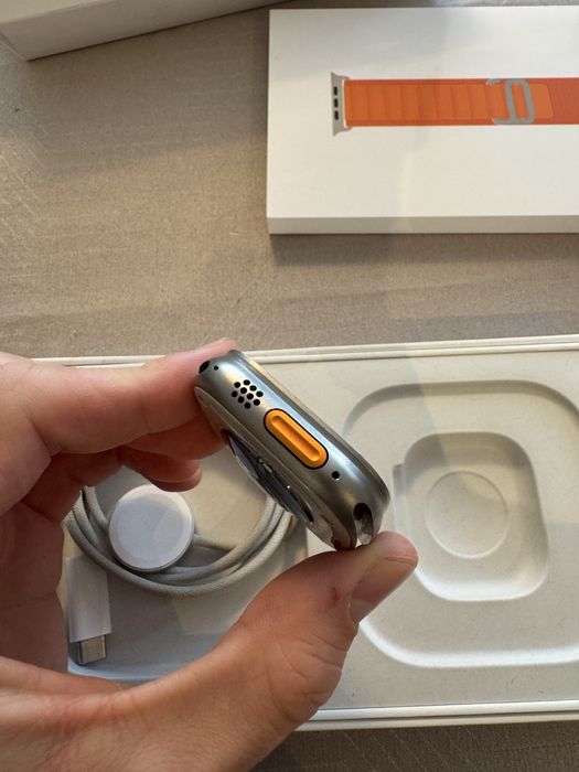 Vand Apple Watch Ultra Titanium Orange Alpine Loop