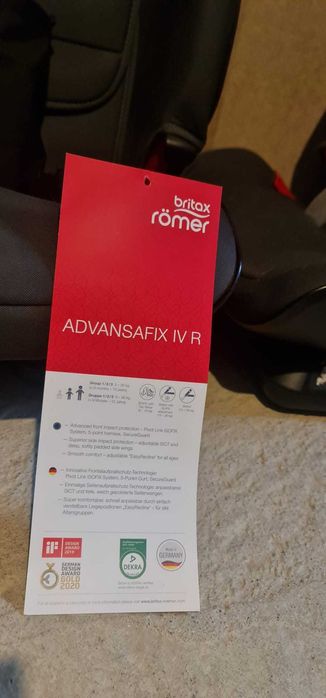 Vand 2 scaune auto Britax Romer ADVANSAFIX IV R Storm Grey, 9-36 kg