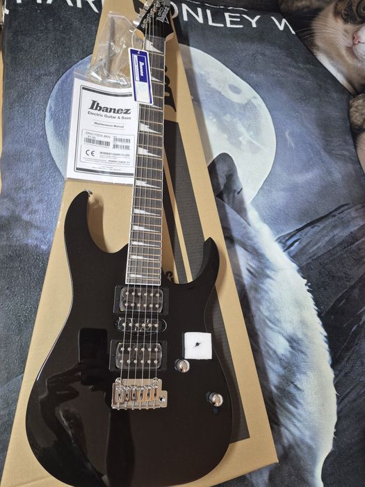Chitara electrica Ibanez GRG170DX-BKN Black Night 2025 ! Nou!