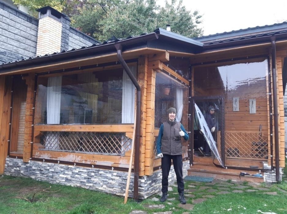 Мягкие окна ПВХ шторы