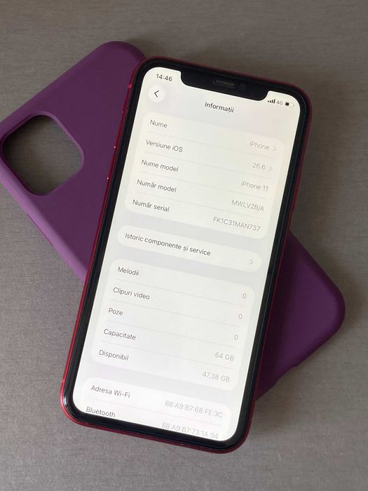 iPhone 11-64Gb -bateria 100% / Face ID bun! FMI off