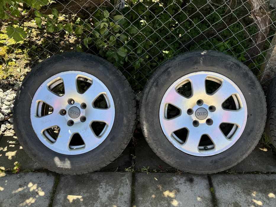 Оригинални джанти 15-ки от АУДИ с гуми