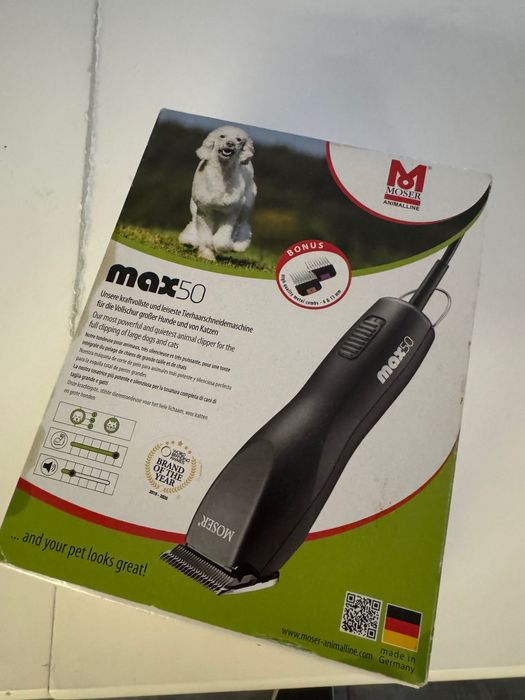 Vand aparat profesional de tuns caini si pisici Moser max50