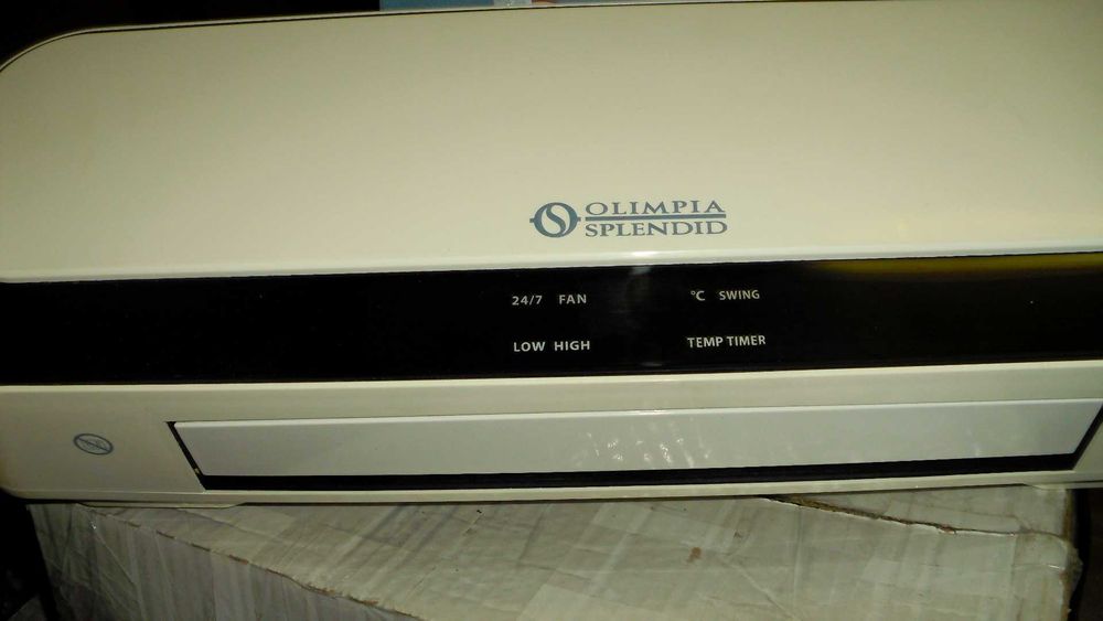 Вентилаторна печка OLIMPIA  за стена/ баня / 2000 W, LED Дистанционно