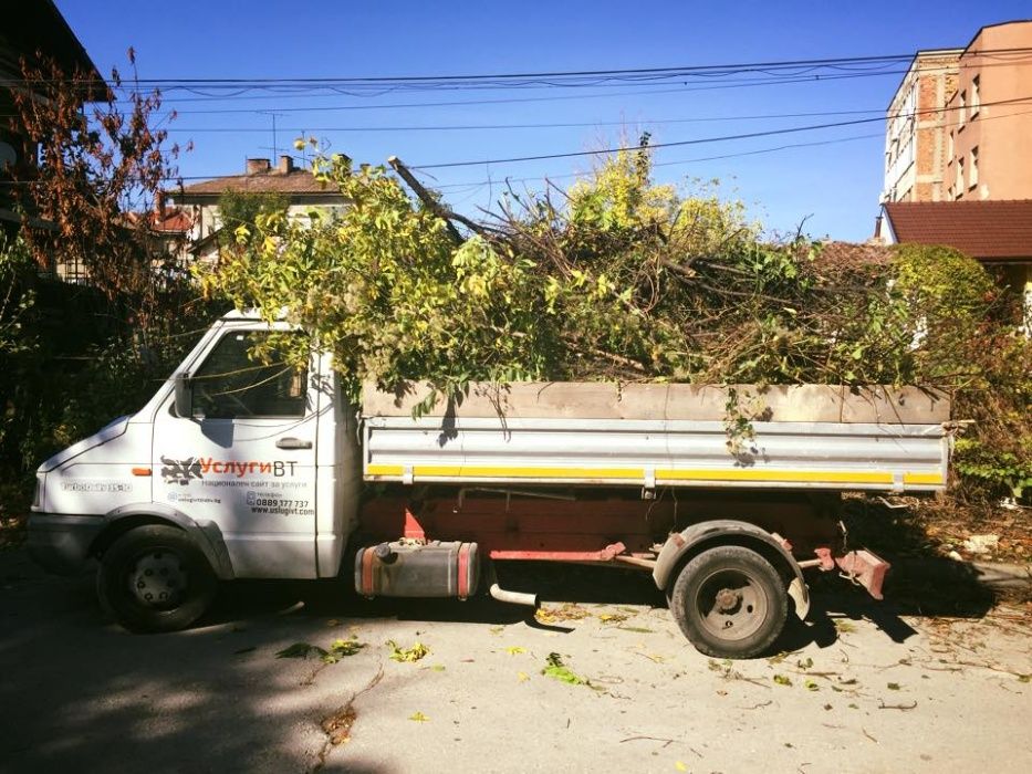 Траснпортни услуги, изхвърляне на стари вещи, хамалски услуги
