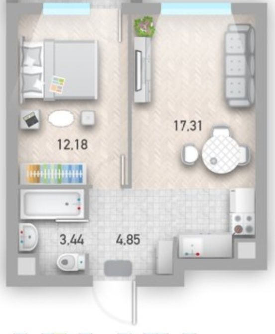 Продаю квартиру евродвушка