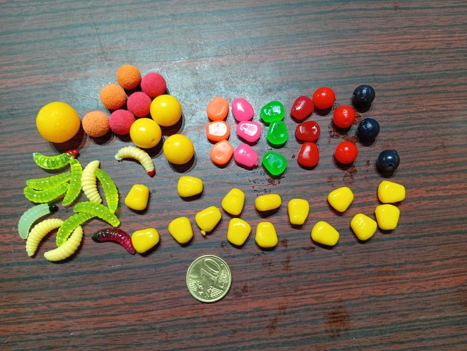 Изкуствена стръв,царевица,силиконови повдигачи