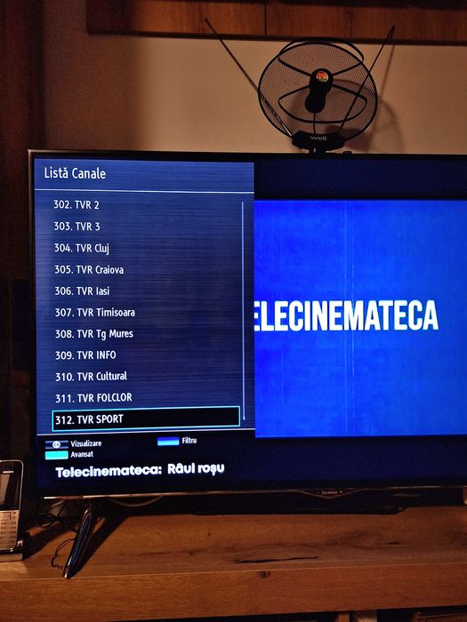 camping Antentă Tv digitală Well DVB-T/DVB-T2/DAB + VHF UHF FM analog