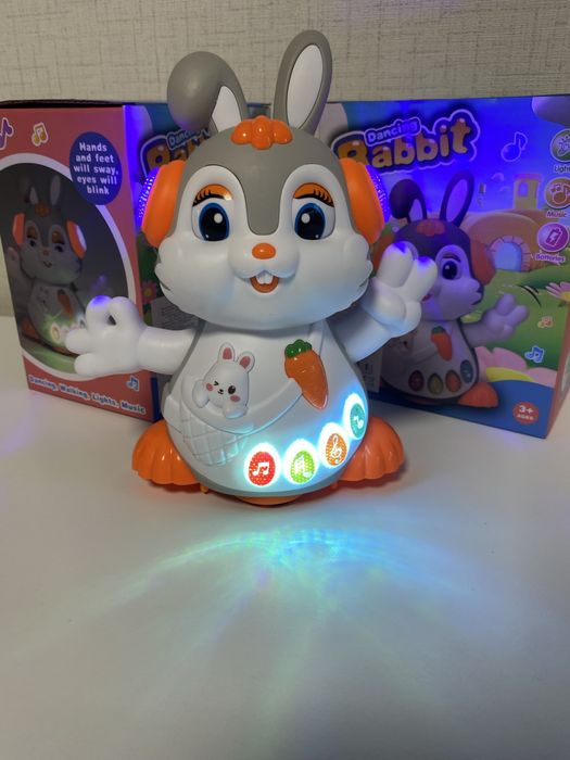 Танцуващо зайче с музика и светлина, заек