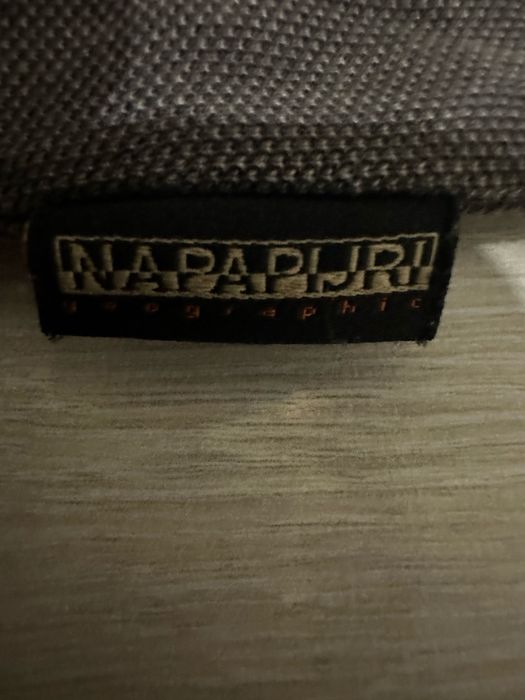 Napapijri мъжка поло тениска L оригинал, сива