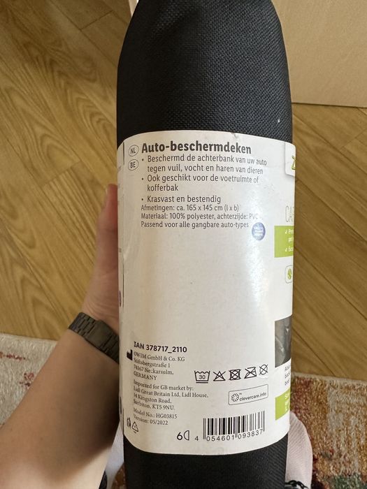 Husa auto pentru animalute (caini, pisici, etc) NOUA