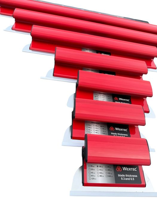 Комплект ножове за шпакловка Wertec