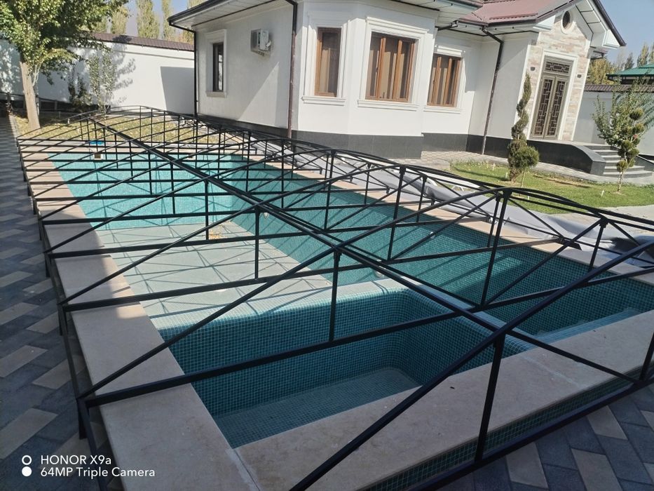 Тент соя сетка урнатиш  обшивка бассейн навес йопиш банер соя