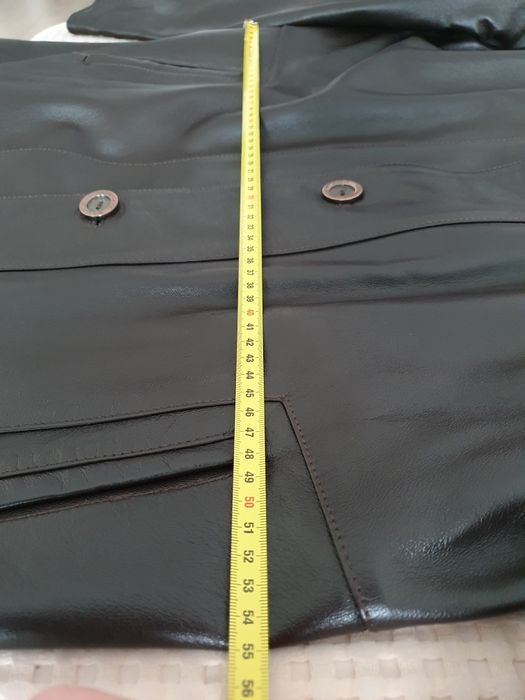 Geaca Piele Barbati maro 52 NOUA Tg Mures BONUS Geaca H&M Curier OLX