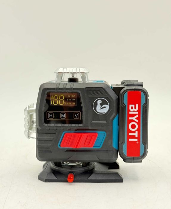 Лазерный уровень BIYOTI BYT-4E2 — профессиональная точность 4D.
