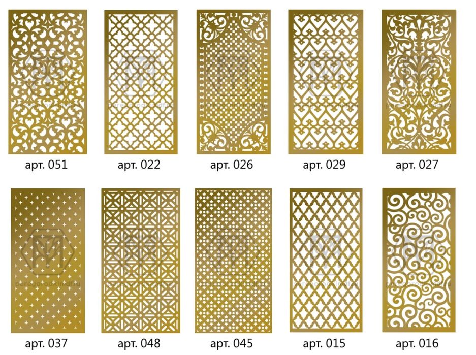 Dekor panellar, 3D elementlar, radiator panjaralari  ishlab chiqaramiz