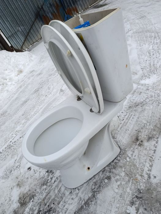 Унитаз для рабочих для ремонта квартиры