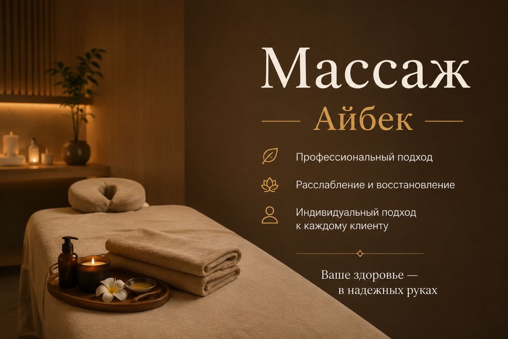 Массаж на выезд.