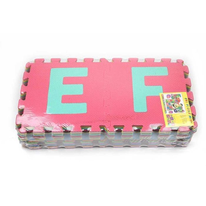 Детки пъзел мек килим азбука за пода