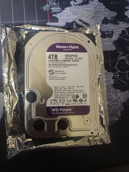 2 x HDD WD Purple 4TB