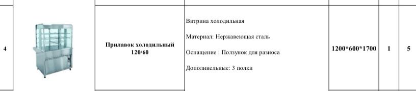 Витринный холодильник