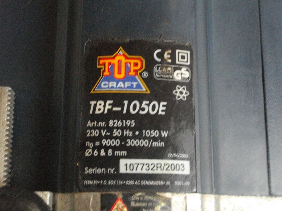 1300W-Bosch POF/1050W Top Craft Оберфреза Дърводелска Почти Нови/Отлич