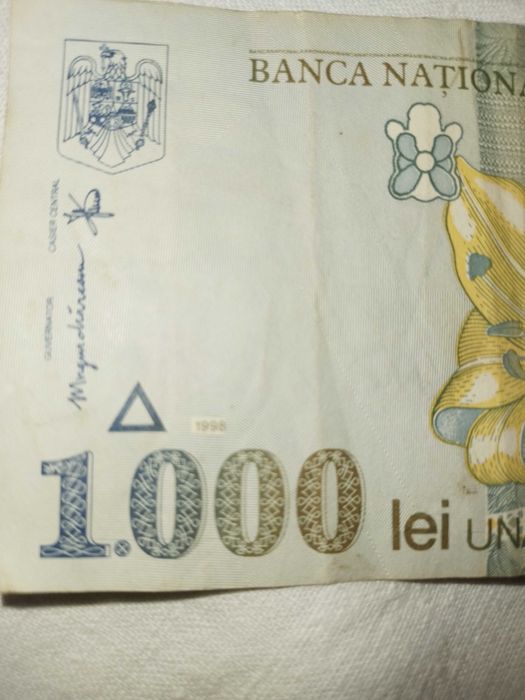 Banconeta de 1000 de lei. (Bani vechi)