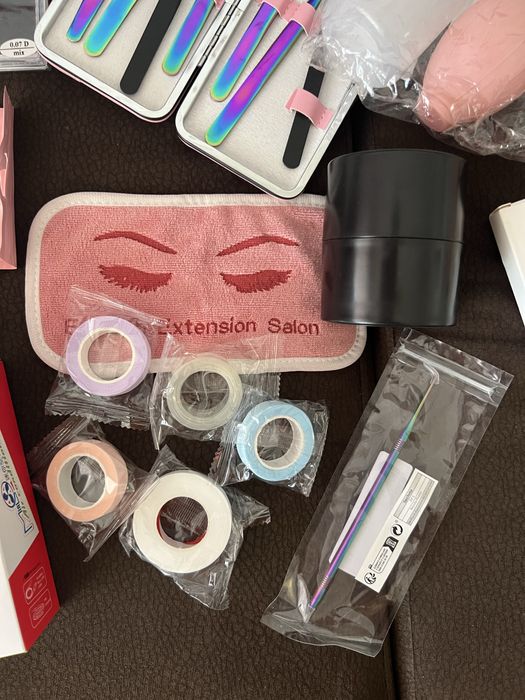 Комплект за Миглопластика, Всичко необходимо, Пинсети, Мигли