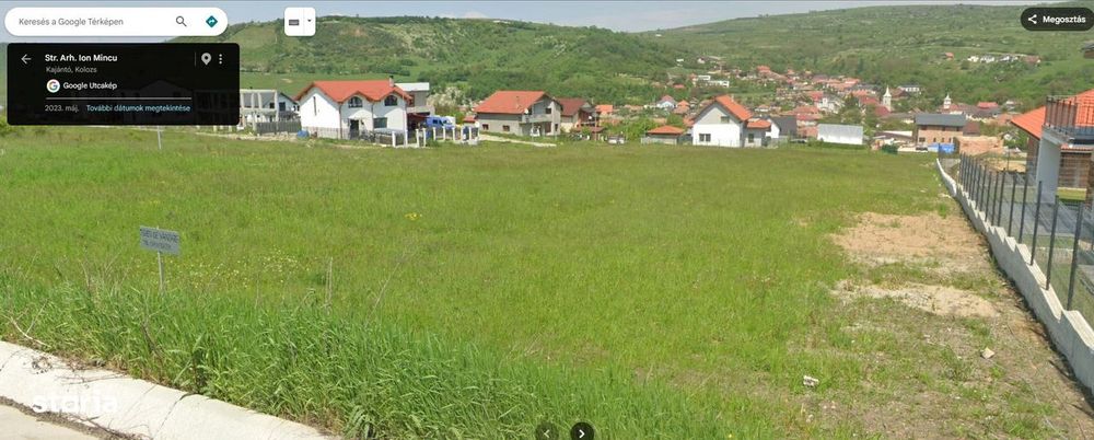 Teren intravilan de vânzare Chinteni, cu o priveliste pe satul vechi