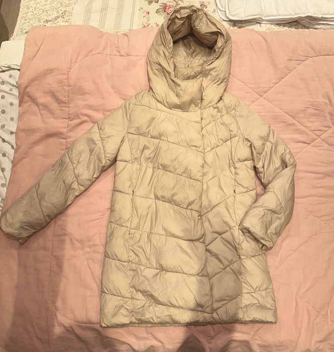 Зимно дамско яке/Светло бежово яке