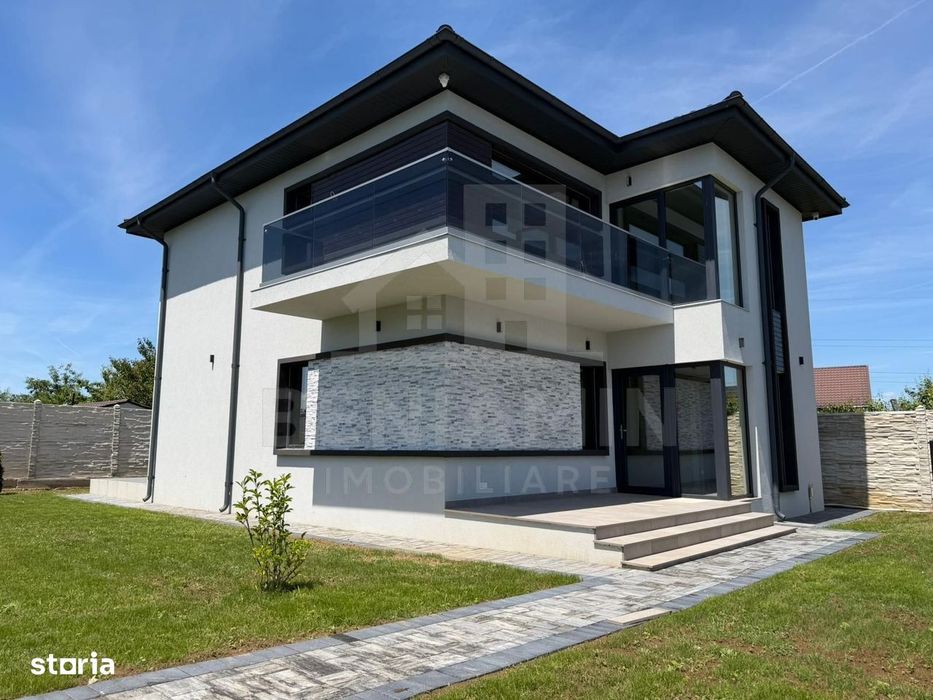 Vila-Moderna-Lux-187mp-Gazon-Pavele-Teren 596mp-Merita Vazuta-Superba