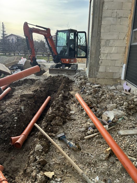 Miniexcavator inchirieri sapaturi