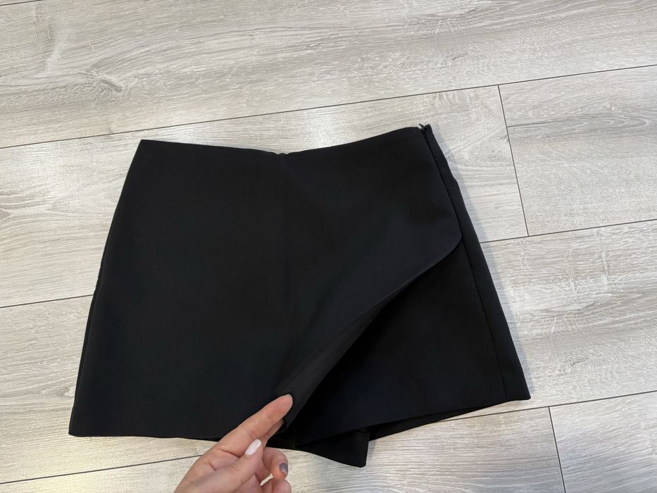 Zara черна пола-панталон