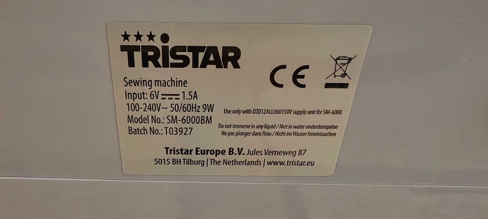 Masina de cusut Tristar sm-6000