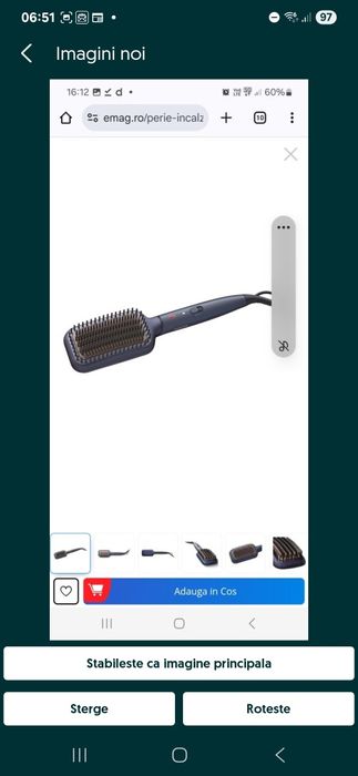 Perie termica pentru indreptare nouă,Phillips