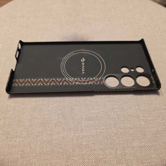 Husa PITAKA MagEZ 3 Galaxy S23 Ultra 600D Aramida MagSafe Rhapsody