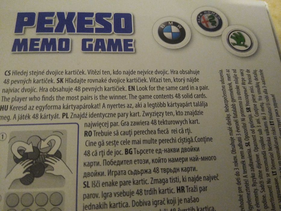 Joc de memorie, educativ PEXESO Memo Game