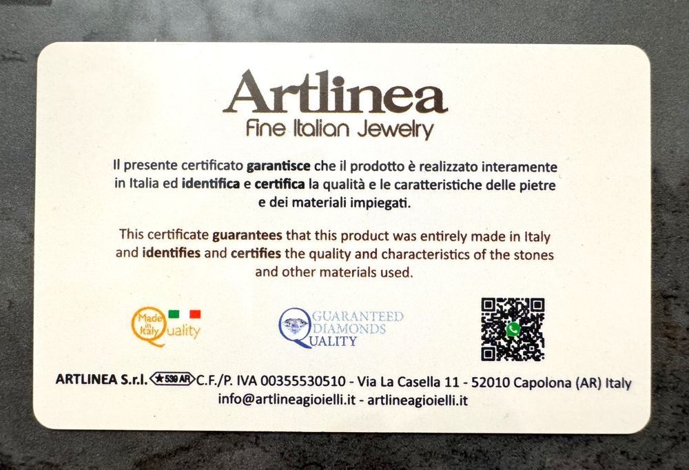 НОВ - Златен пръстен със сърце Made in ITALY