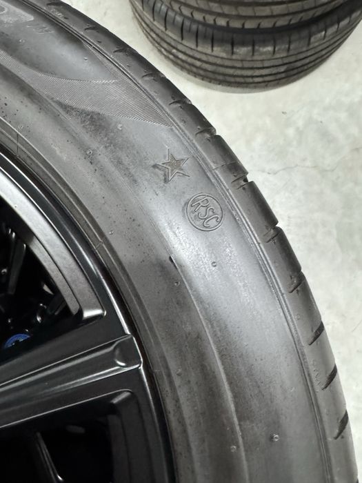 Jante Bmw X5 X6 R20 G05 G06 Originale M740 Semi Mat Negru Pirelli de vara