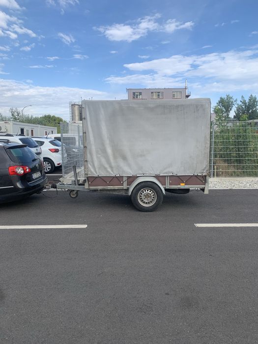 Remorca auto 750 kg cu sistem de franare