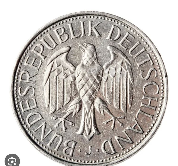 Монета 1 Дойчмарка