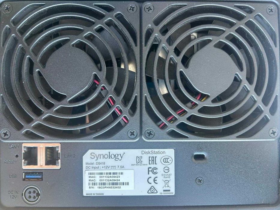 Nas Synology DS418, 4TB WD Red x4 sloturi