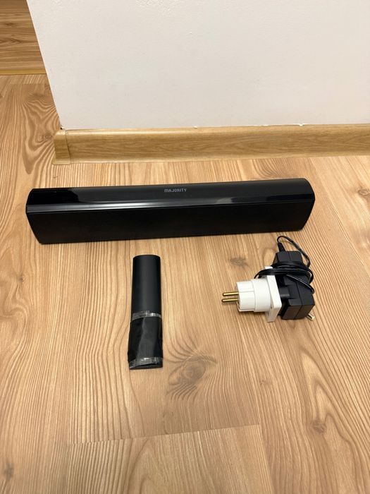 Soundbar Slim Majority - Negru, Perfect pentru TV sau PC!