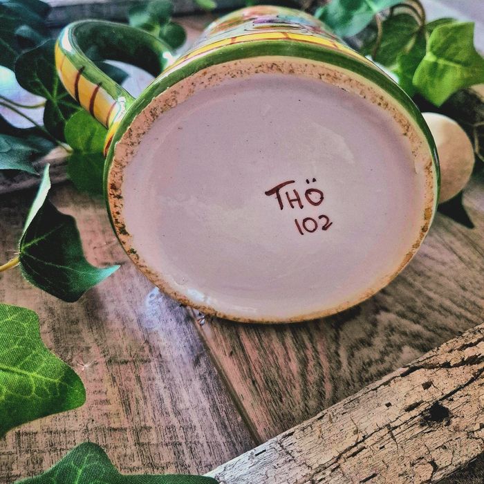 Керамична ръчно рисувана лейка