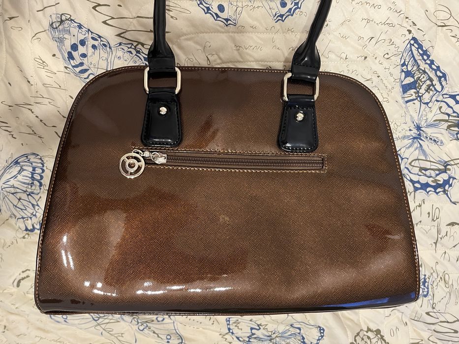 Geanta Epica caramizie din lac