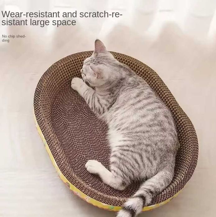 Драскалка за котки от гофрирана хартия 40x28x8см